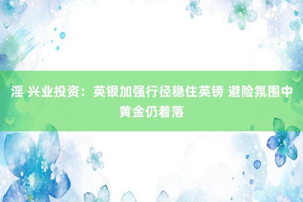 淫 兴业投资：英银加强行径稳住英镑 避险氛围中黄金仍着落