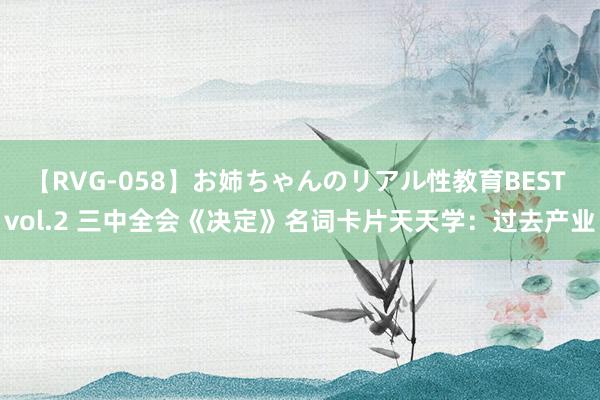 【RVG-058】お姉ちゃんのリアル性教育BEST vol.2 三中全会《决定》名词卡片天天学：过去产业