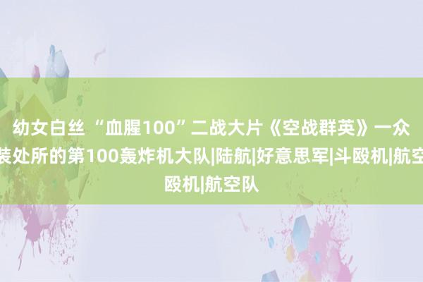 幼女白丝 “血腥100”二战大片《空战群英》一众变装处所的第100轰炸机大队|陆航|好意思军|斗殴机|航空队