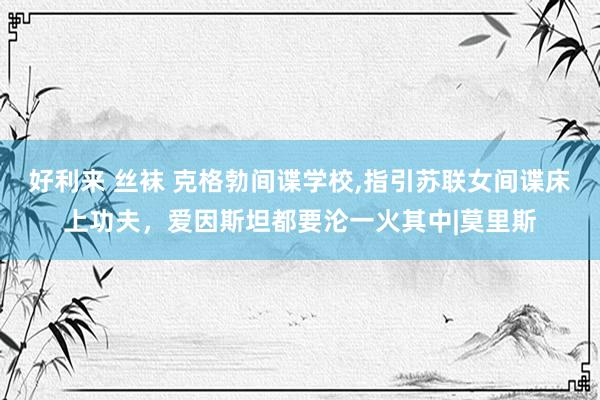 好利来 丝袜 克格勃间谍学校,指引苏联女间谍床上功夫，爱因斯坦都要沦一火其中|莫里斯