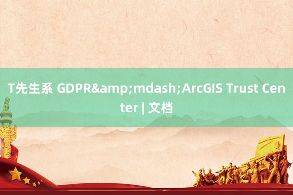 T先生系 GDPR&mdash;ArcGIS Trust Center | 文档